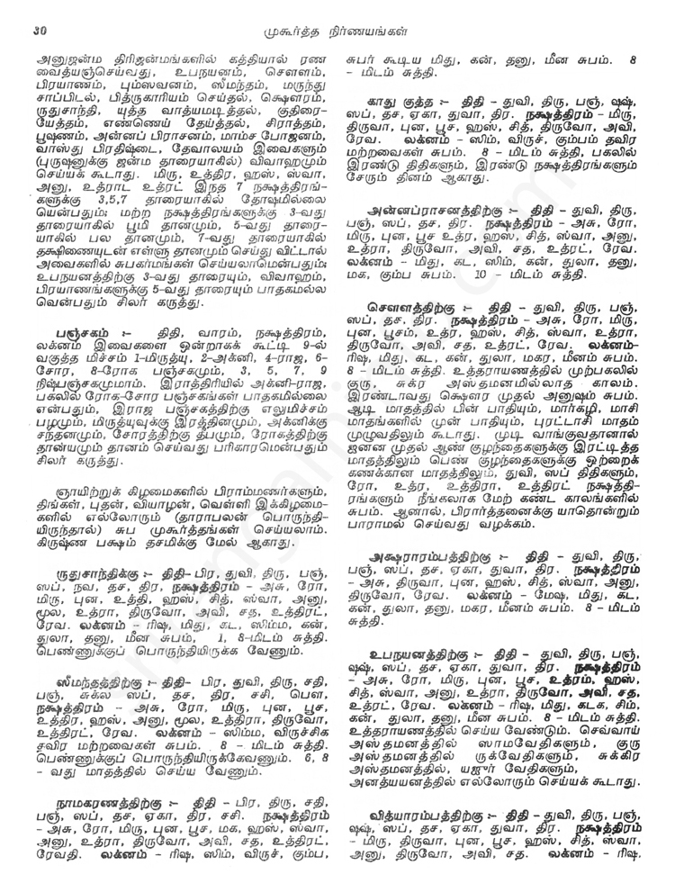 Panchangam